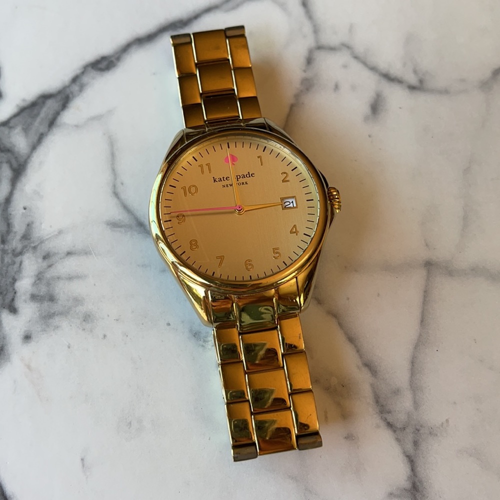 Kate ♠️ Spade - Gold Watch - Picture 3 of 17